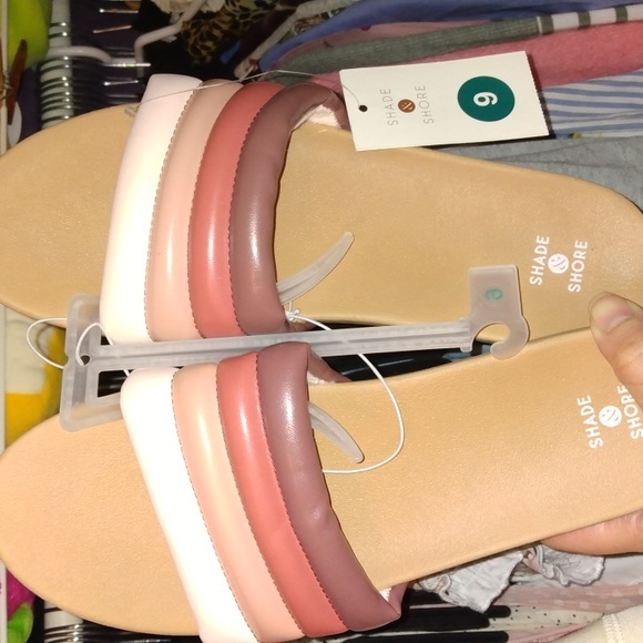 Shade and Shore women's multicolored sandals Sz 9 new - Picture 9 of 17